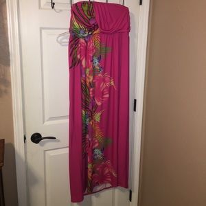 *Sold Cute strapless maxi dress